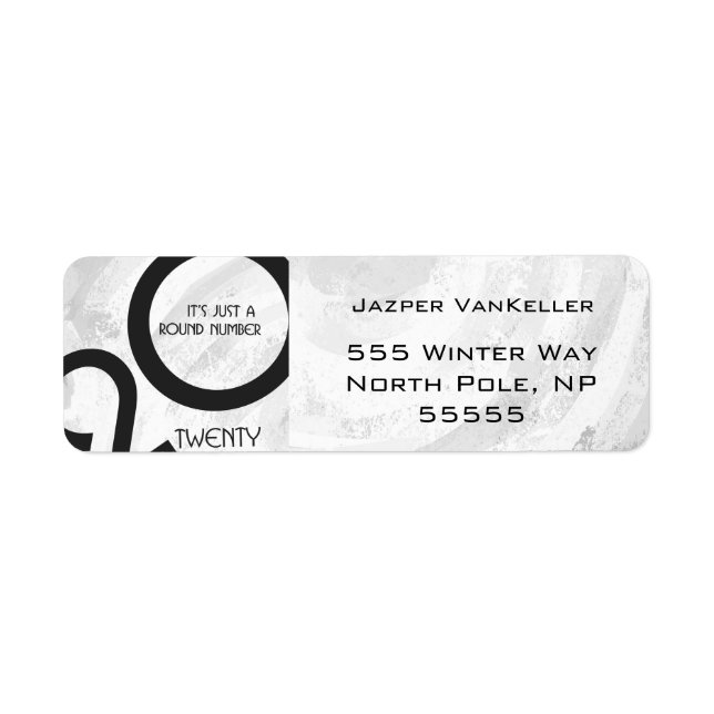 Weiße Dekade zum Geburtstag (Vorne)