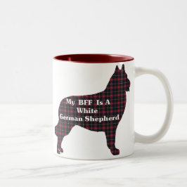 WEISSE DEUTSCHE BESTE FREUNDIN Geschenke Zweifarbige Tasse