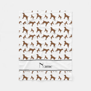 Weiße deutsche Hunde des kurzhaarigen Zeigers des Fleecedecke