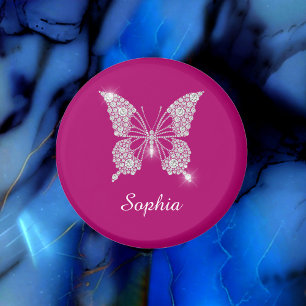 Weiße Diamant-Schmetterling, Skriptname, Tiefes Fu Magnet