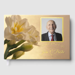 Weiße Doppel-Feier zum Gedenken an das Leben Gästebuch