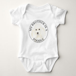 Weiße Dose Baby Strampler