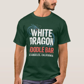 Weiße Drachen Nudelbar T-Shirt