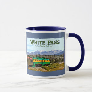 Weiße Durchlauf-Wecker-Tasse Tasse