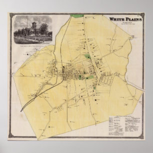 Weiße Ebenen, NY Poster