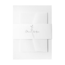 Weiße elegante minimalistische botanische Hochzeit