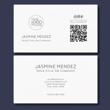 Weiße elegante moderne QR-Code-Logo-Sozial-Symbole