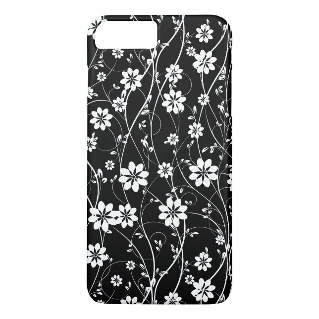 Weiße empfindliche Blume Case-Mate iPhone Hülle (Rückseite)
