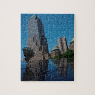 Weiße Erinnerungsrose Puzzle