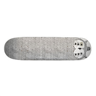 Weiße Eule durch Keaton Henson Skateboard