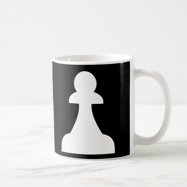 Weiße Farbe (1/8) Kaffeetasse (Rechts)