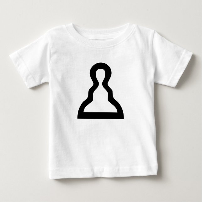 Weiße Farbe Baby T-shirt (Vorderseite)