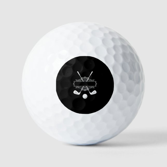 Weiße Farbe Erstellen Sie Ihr eigenes Logo Golfball (Vorderseite)