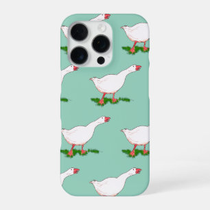weiße Farmgans iPhone 16 Pro Hülle