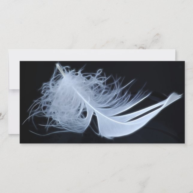 Weiße Feder - Engel von Natur (Vorderseite)