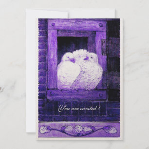 WEISSE FENSTER IM BLAUEN FENSTER, Hochzeitsfeier Einladung