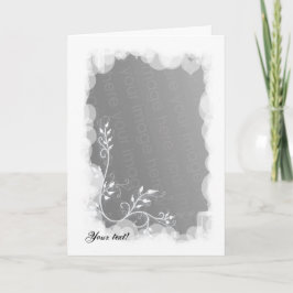 Weiße Ferien! Feiertagskarte