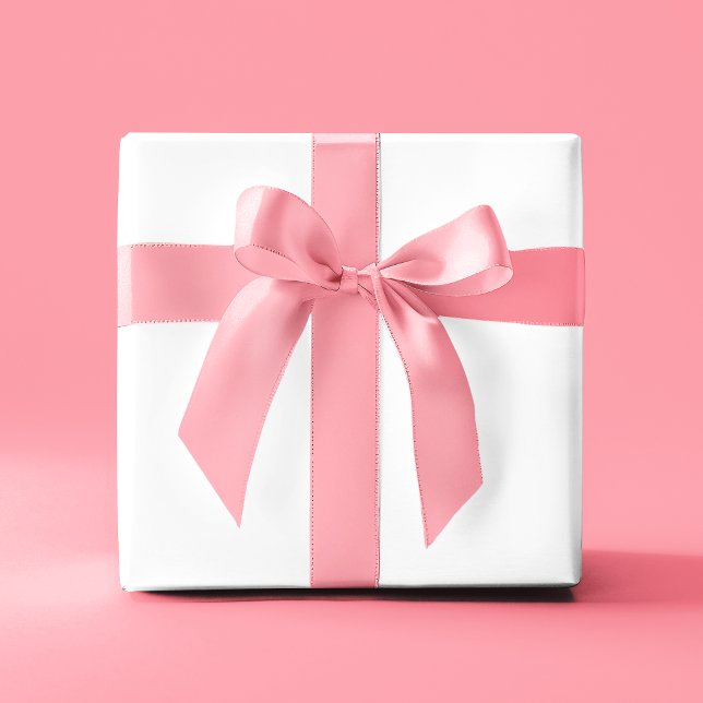 Weiße Festliche Hochzeitsdusche-Geschenk Geschenkpapier (solid white gift wrapping paper for bridal shower wedding couples gift wrapping paper)
