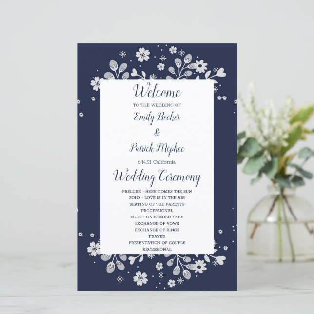 Weiße Flora (Stehend Vorderseite)