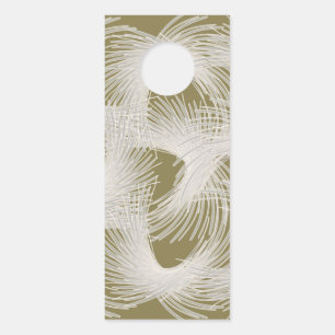 Weiße Flugfedern Türanhänger