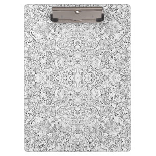 Weiße Formen Klemmbrett