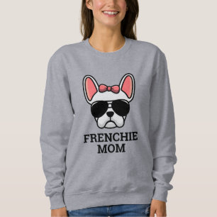 Weiße Französische Bulldogge Hündin Französische B Sweatshirt