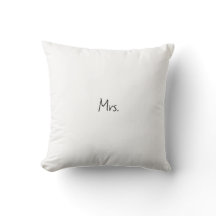 Weiße Frau Pillow
