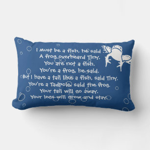 Weiße Frösche auf blauem Stockwerk Zeitbett Nicker Lendenkissen