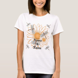 Weiße Gänseblümchen T-Shirt