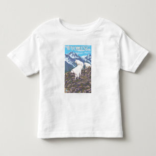 Weiße Gebirgsziege FamilyWyoming Kleinkind T-shirt