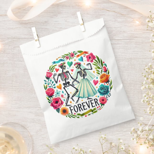 Weiße Gefälligkeitsflaggen Geschenktütchen (Ausgeschnitten)