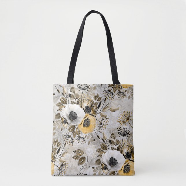 Weiße, gelbe Blumen (Vorderseite)