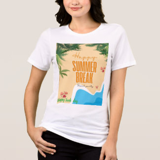 Weiße gemischte Buch-T-Shirt. Tri-Blend Shirt