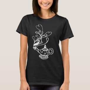 Weiße Genies Lampe T-Shirt