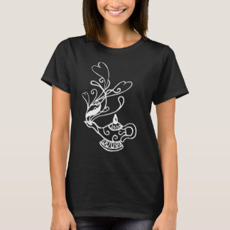Weiße Genies Lampe T-Shirt