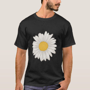 Weiße Gerbera-Gänseblümchen-Blume T-Shirt