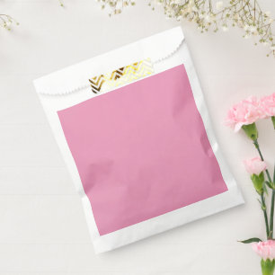Weiße Geschenktüten   Rosa Panel   Elegantes Party Geschenktütchen