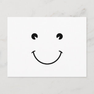 Weiße Gesicht Postkarte