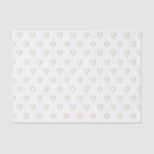 Weiße Gold- und Satin-Diamanthärte Seidenpapier