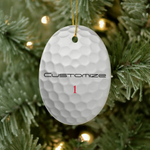 Weiße Golfball-Textur mit Grübchen, benutzerdefini Keramik Ornament