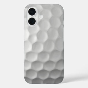 Weiße golfballstruktur mit dimpeln iPhone 16 hülle