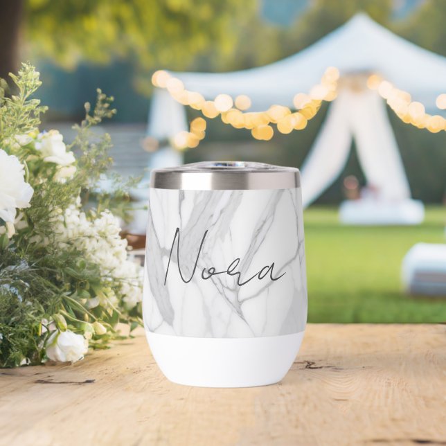 Weiße graue personalisierte Marmortextur (Hochzeit (gedreht))