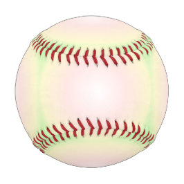 Weiße grüne Rose Weißes 3D-Lichtbogenmuster Baseball