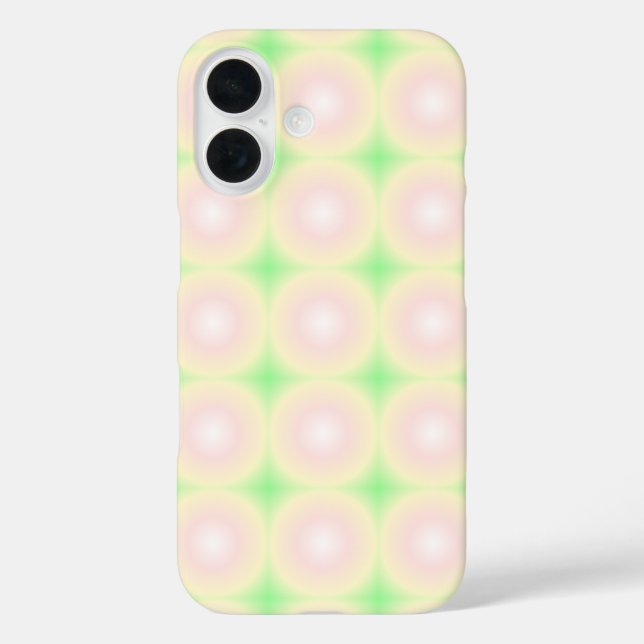 Weiße grüne Rose Weißes 3D-Lichtbogenmuster Case-Mate iPhone Hülle (Rückseite)
