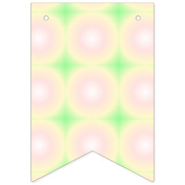 Weiße grüne Rose Weißes 3D-Lichtbogenmuster Wimpelkette