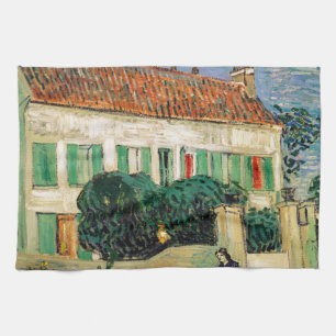 Weiße Hausnacht Van Gogh Handtuch