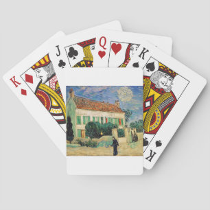 Weiße Hausnacht Van Gogh Spielkarten