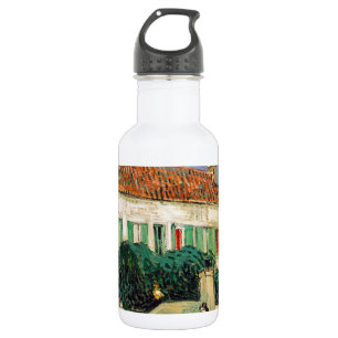 Weiße Hausnacht Van Gogh Trinkflasche