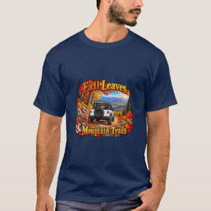 Weiße Herbstblätter & Bergpfade T-Shirt