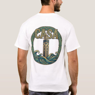 Weiße Herren-T-Shirts mit illustriertem Motiv auf T-Shirt